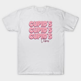 Cupids Vibes Valentines Day T-Shirt